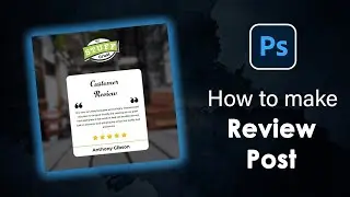 How to create a customer review post in photoshop | Get Creative