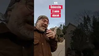 Y&Ouml;K başkanının a&ccedil;ıklaması ile &uuml;niversite 3 yıla inecekmiş.Bunu bana sormadılar, size sordular mı? 😁