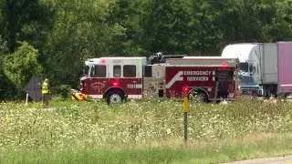 Semi-truck hauling apple pomace spills on I-69 in Potterville, leads to crashes
