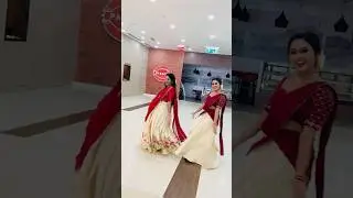 Nayana & Pallavi 😻| Onam at lulu mall #asianet #lachudevuz