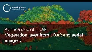 Applications of LiDAR: Vegetation layer from LiDAR and aerial imagery