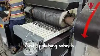 Automatic Round Tube Grinding + Glossy Polishing Machine ll VN MACHINES PVT LTD ll +91 9558268943