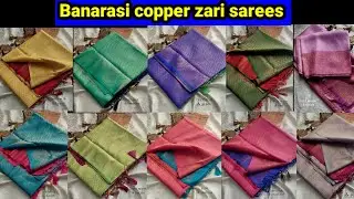 banarasi copper zari sarees#copper zari silk sarees#copper zarisarees #meesho saree haul#sareemeesho