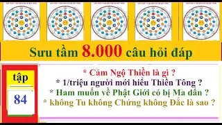Tập 84: Cảm ngộ Thiền ? Ham muốn về Phật Giới c&oacute; bị Ma dẩn ? - 8.000 c&acirc;u hỏi đ&aacute;p Thiền T&ocirc;ng