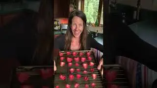 Natural homemade strawberry candy, one ingredient #healthylifestyle #health  #natural