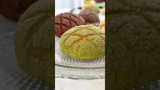 Japanese Melon Bread #apron #baking #bread #recipe