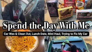 Spend the Day With Me  Car Wash & Clean Out| Lunch Date| Shop With Me   4K