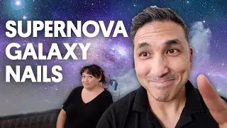 SUPERNOVA GALAXY NAILS (SLICKPOUR ACRYLIC NAILS) - VLOG 80