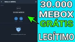 CORRE!! - 30.000 MEBOX GR&Aacute;TIS + SEM TAXA DE G&Aacute;S | AIRDROP LEG&Iacute;TIMO 💥😱