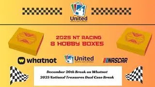 Dec 20th - 2025 National Treasures Racing - 2 Case NASCAR Break