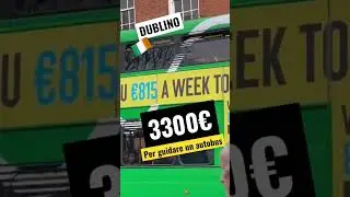 Quanto si guadagna a Dublino 🇮🇪 3300 per guidare un autobus #lavoro #stipendi #dublino