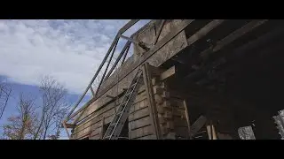 Log cabin build part IV: a comfortable easy life does not make you strong!