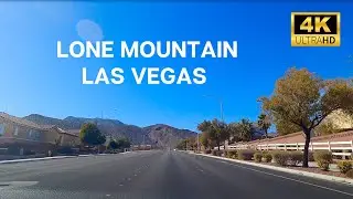 Lone Mountain LAS VEGAS Neighborhood Drive [4K]