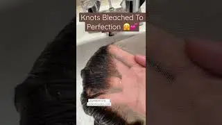 Knots Bleached To Perfection #jstdiamond #shortbeta #bleachedknots #wigtips