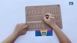 Mini Leaves: Montessori Wooden Patterns & Shapes Tracing Boards for Kids! ✏️
