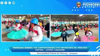 PROGRAMA GENERAL POR CONMEMEORARSE XVIII ANIVERSARIO DEL MERCADO CENTRAL