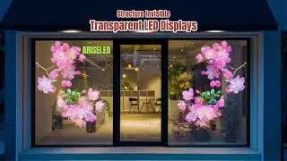 Transparent LED Displays, structure Invisible ,#ledtransparent #ledtransparentfilm,#Transparentfilm
