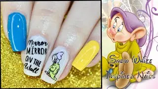 Snow White Inspired Nails || Disney Nail Art