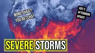 Severe Weather - 15% Wind and Hail Threat Today - July 2