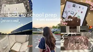 back to school prep 2025📚 supplies shopping & haul + college essentials ⋆˚࿔ pinterest inspired ♡