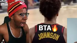 HAWKS FAN FREAKS AFTER😱 | Hawks vs Knicks Full Game Highlights | reaction | (Jalen Johnson IS HIM)