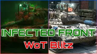 WoT Blitz NEW Game Mode - Infected Front ☣️  Gameplay (Survivalist vs Zombie, Halloween Event)