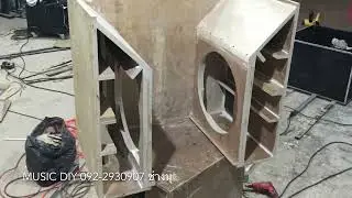Doppio cabinet, 18 pollici per 2, testa il suono del cabinet dell'altoparlante del subwoofer TP18