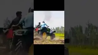 AA new song John Deere tractor full power stunt stutus short video#youtubeshorts #trending
