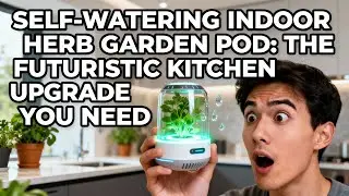 Self-Watering Indoor Herb Garden Pod: The Futuristic Kitchen Upgrade You Need