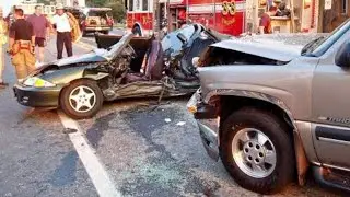 INSANE Car Crashes Compilation &ndash; Real Accidents with Crazy Outcomes!