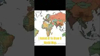 I Asked Ai To Draw World Borders #history #ai #maps #mapshorts #geography #catographer  #politics