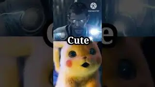 Thor VS Pikachu #shorts#viral#battle#pokemon#marvel