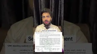Asking girls number is punishable ? Sexual harassment details explanation