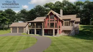 The Peterborough - Adirondack Home Design Plan, NH