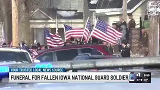 Iowa National Guard soldier laid to rest after Syria death