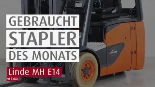 Linde MH Stapler E14 | Gebrauchtstapler des Monats August 2023 | Sander F&ouml;rdertechnik