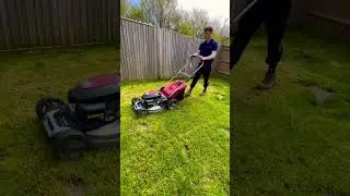 The first pull got me 😂 #grass #garden #lawn #landscape