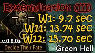 Yet Another Zombie Survivors: Decide Their Fate, Extermination Difficulty 3, Waves 1, 11 & 12.