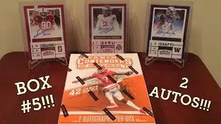 2017 Panini Contenders Draft Picks Football Retail Blaster Box Break #5 - 2 More Autos!!!