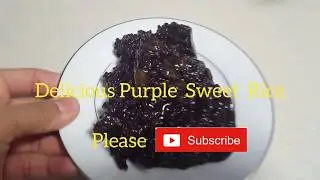 HOW TO COOK DELICIOUS PURPLE SWEET RICE(BIKO)