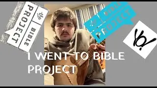 I went to the Bible Project studio today!