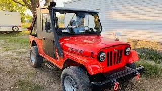 DFK Hard Cab for the Mahindra Roxor: How much Storage Room you get...