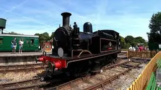 'O2' class 0-4-4T W24 'Calbourne' at Haven Street