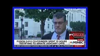 Glenn simpson fusion gps senate testimony approved for release