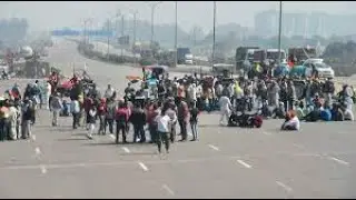 Farmers Protest Update: Protesting farmers block KMP Expressway in Haryana