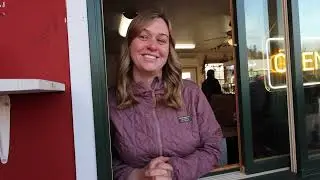 Katie Slanga explains the frozen fish toss