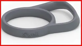 S'well Travel Mug Handle - Grey - Fits 12oz, 16oz and 20oz Bottles - Comfortable Way to Carry your