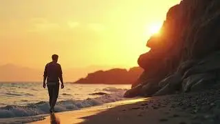 WAVES OF IDEAS | Soft and slow. Cinematic, with light pads, percussion, and distant piano melodies.