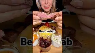 Juicy Beef 🥩 #beef #grill #kebab #asmrfood #food #mukbangsound #foodshow #eatingasmr #eatingsounds