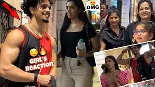 😍Best Delhi Cute Girls Reactions😘 Shirtless In Public💪 || Epic Reactions || Fitness Master Deepak